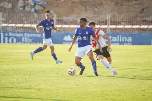 Momento del partido que enfrentó al Linares y al Rayo B