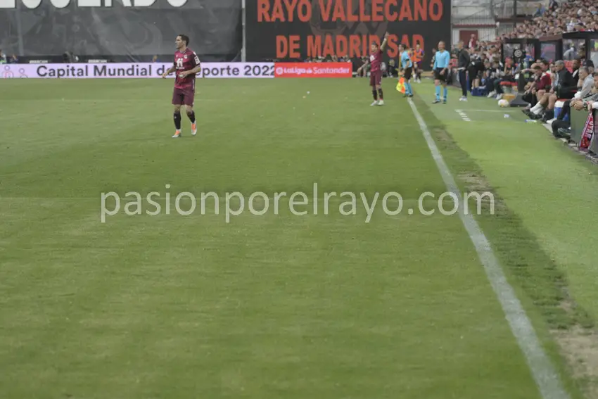 El Estadio de Vallecas por fin con césped de Primera