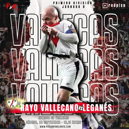 Cartel del Rayo Vallecano - Leganés