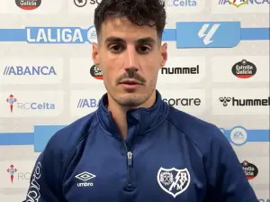 Óscar Valentín, tras el Celta - Rayo Vallecano