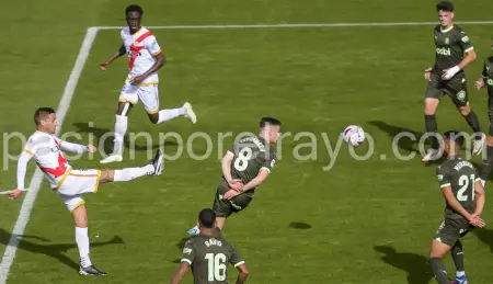 Imagen del duelo ante el Girona de la temporada pasada en Vallecas.