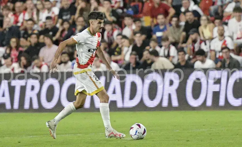 Óscar Valentín, con el Rayo Vallecano