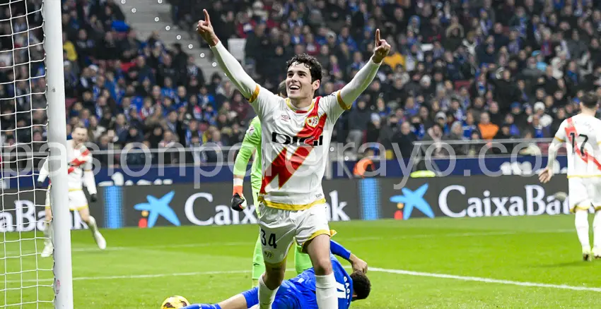 Camello, en el Getafe - Rayo de la pasada campaña