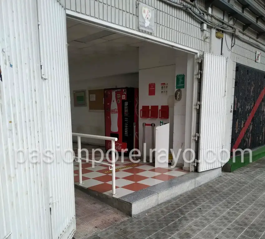 Taquillas del estadio de Vallecas