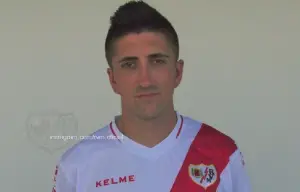 Pablo Hernández, en su presentación con el Rayo Vallecano