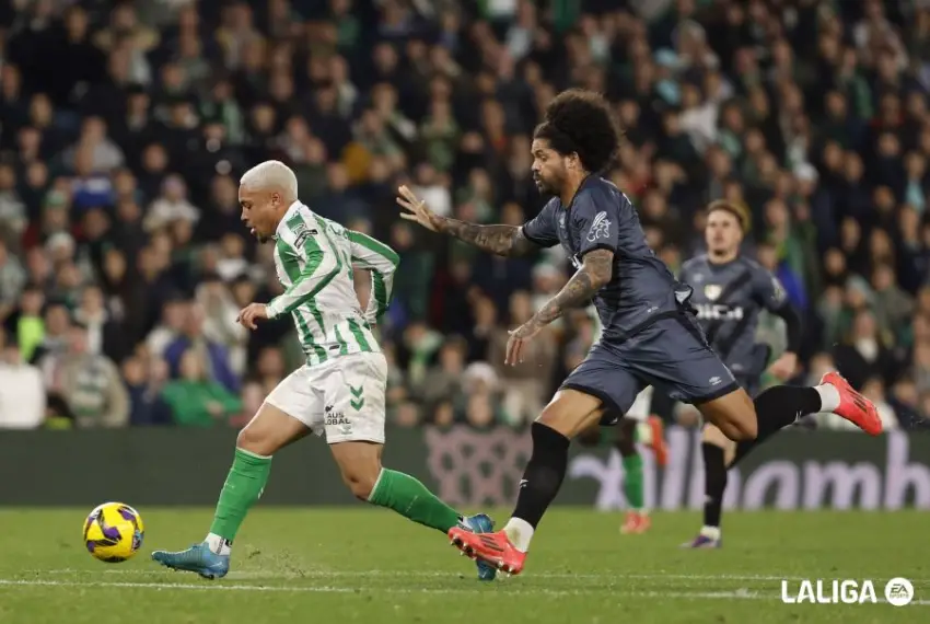 Aridane, en el Betis - Rayo Vallecano