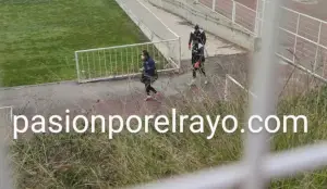 Luca Zidane vuelve a los entrenamientos con el Rayo Vallecano