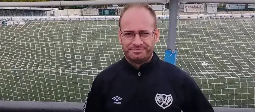 Jorge Vallejo, entrenador del Rayo B