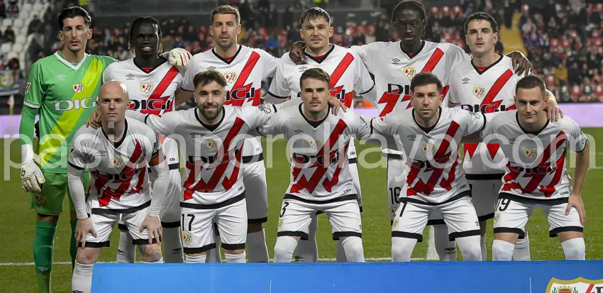 11 titular del Rayo Vallecano contra el Celta de Vigo