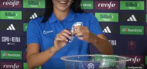 Papeleta del Rayo Femenino en el sorteo de Copa de la Reina 2024/2025