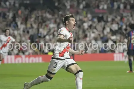 Fran García, en su época en el Rayo Vallecano