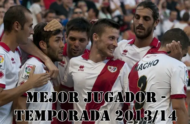Clasificación mejor jugador del Rayo – Temporada 13/14