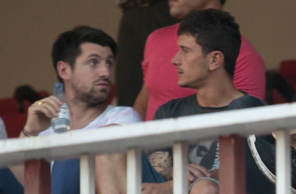 Piti no quiso perderse el estreno liguero de su ex-equipo