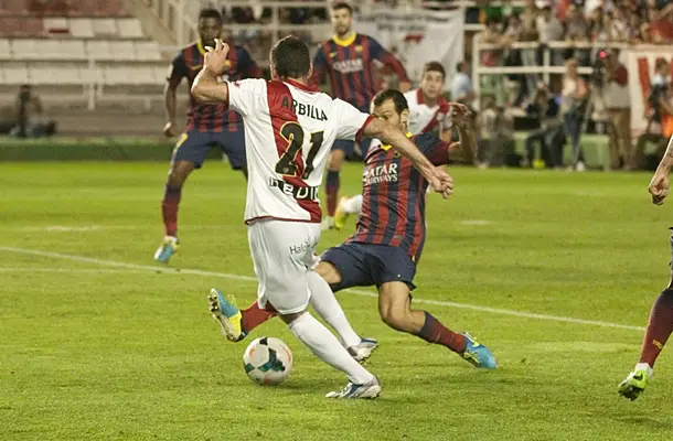 El Rayo gana la guerra de la posesión de balón