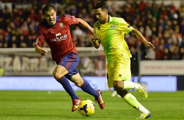 La contundencia de Osasuna desarbola al Rayo