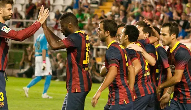 El Barcelona vuelve a «mandar al dentista» al Levante