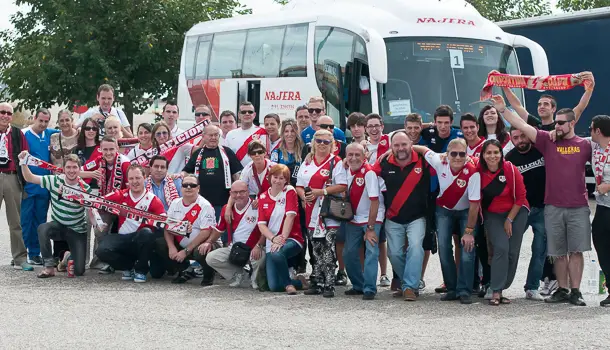 La afición volvió a ser protagonista en un nuevo desplazamiento