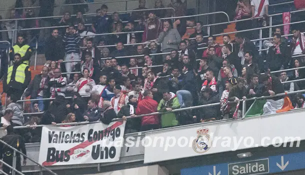 La afición del Rayo volvió a ser protagonista un año más