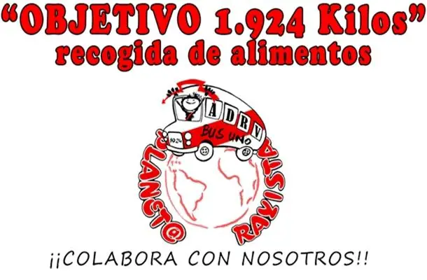 Recogida solidaria de alimentos en la previa del Rayo – Sevilla