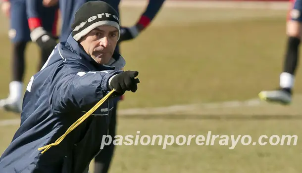 Paco Jémez suspende el entrenamiento a la media hora