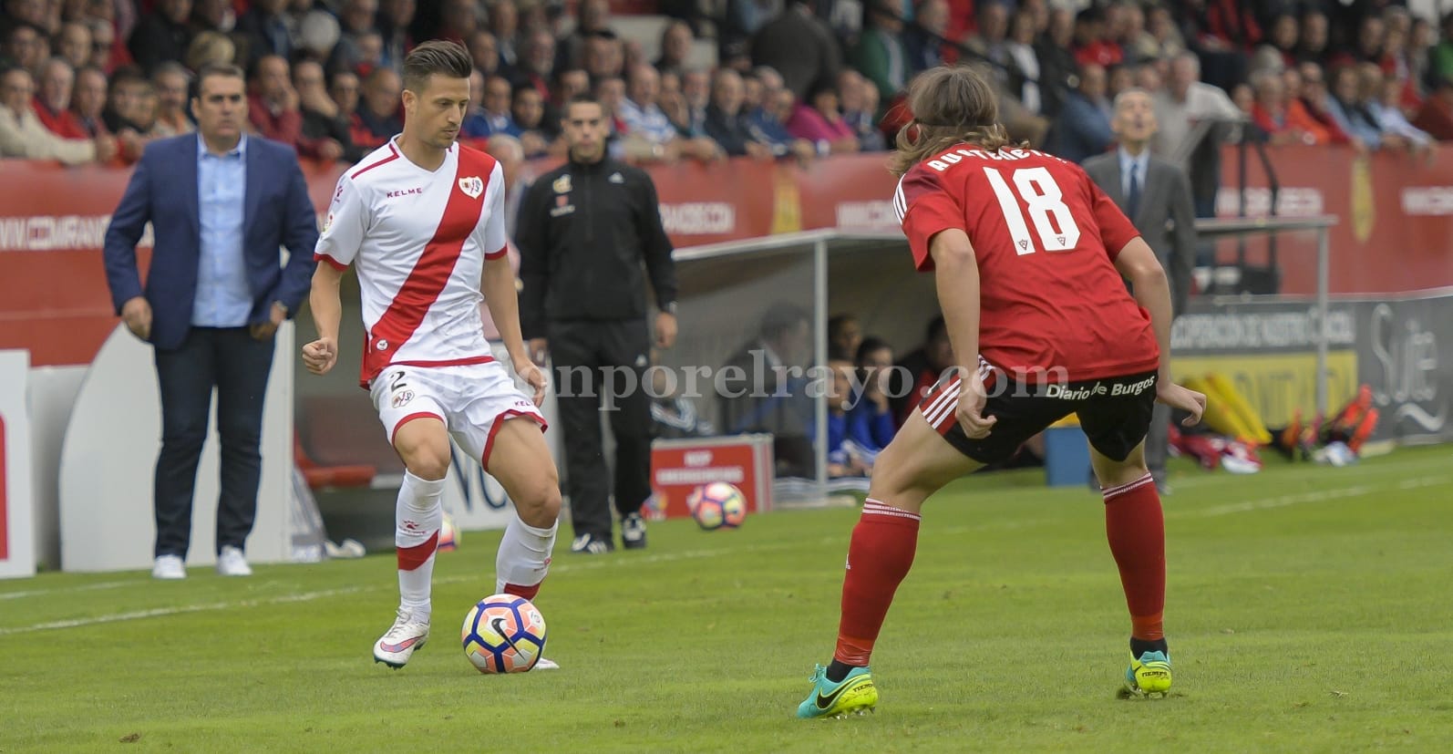El Rayo se rompe por atrás