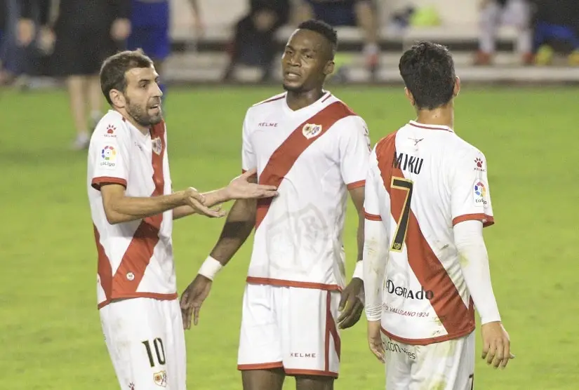 Trashorras no pasa por su mejor momento en el Rayo