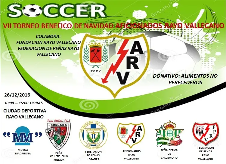 Torneo benéfico de Navidad de la Federación de Peñas del Rayo