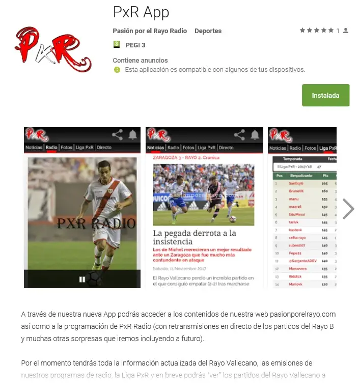 Descárgate nuestra APP para Android en Google Play Store