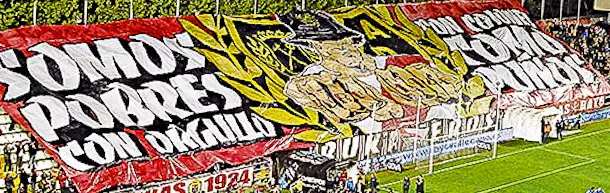 Mejor tifo de la historia del Rayo