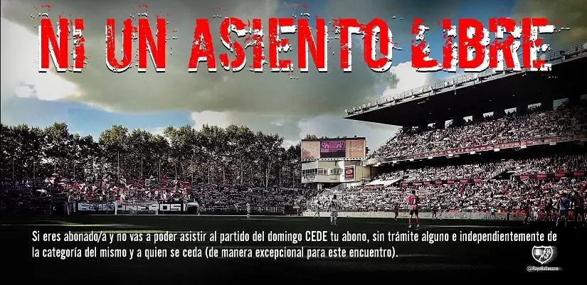 Ni un asiento libre… ¡¡cede tu abono!!