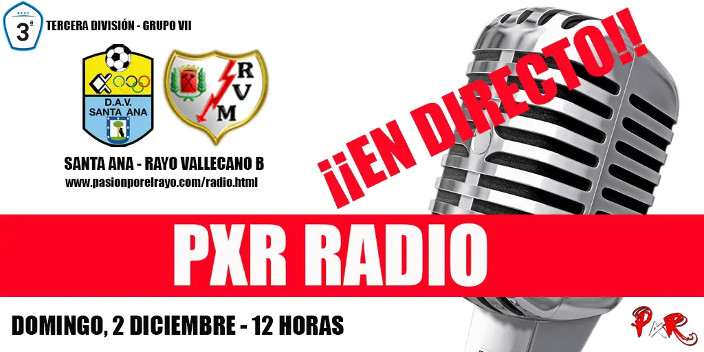 Sigue el partido del filial en directo con PxR Radio