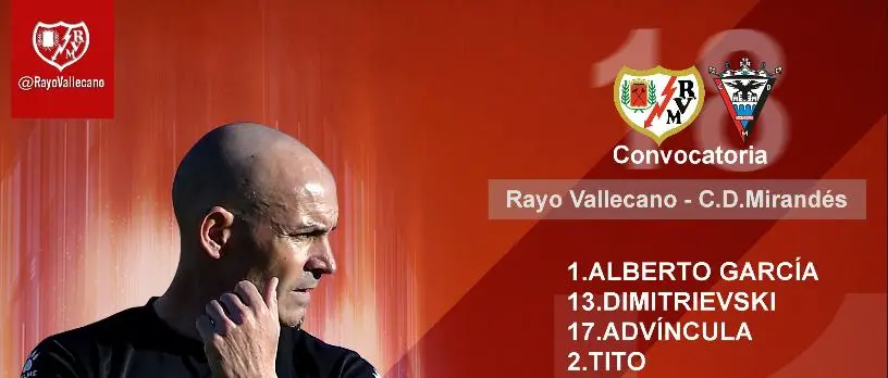 Primera convocatoria de la temporada