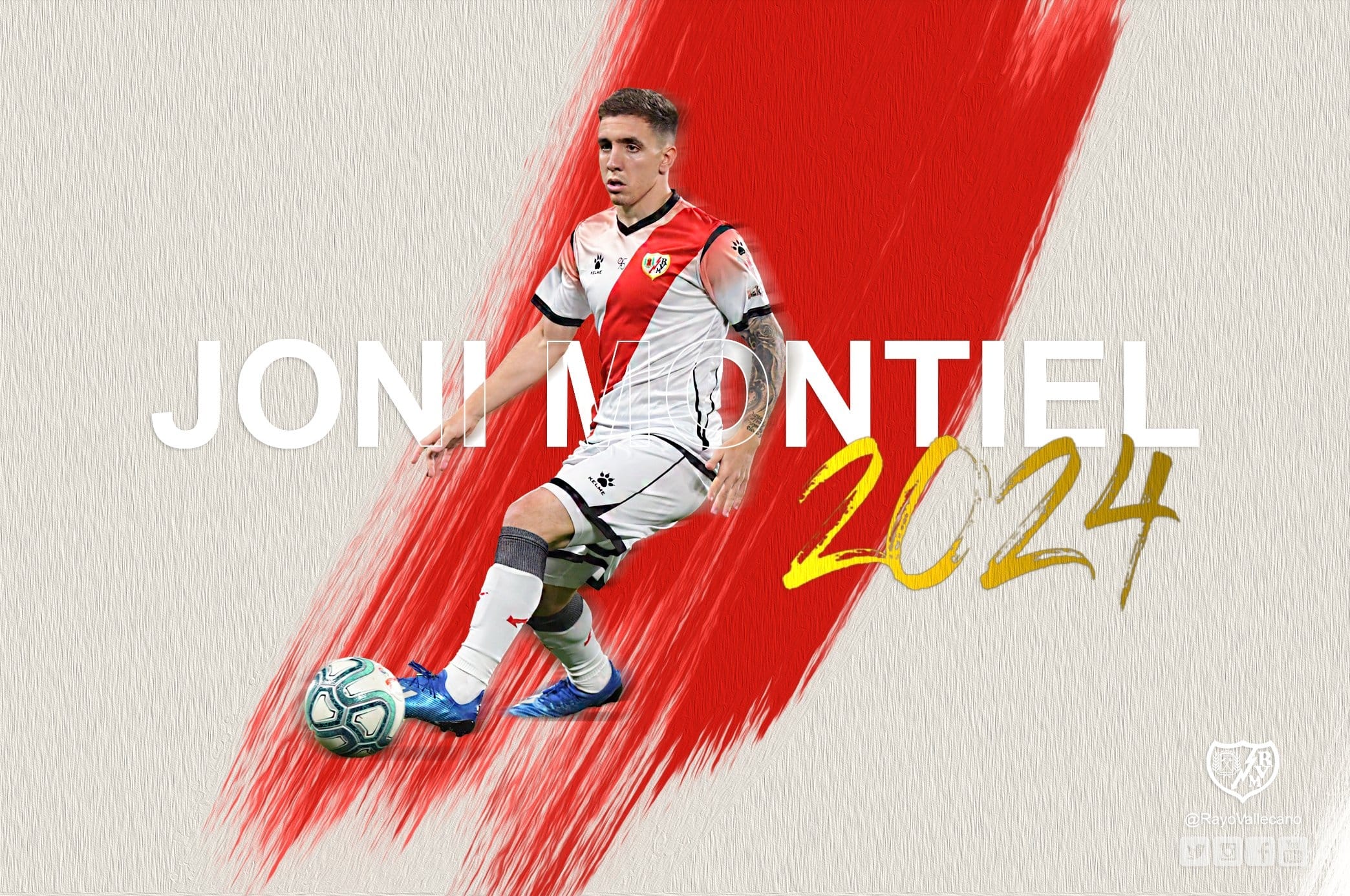 Joni Montiel, franjirrojo hasta junio de 2024