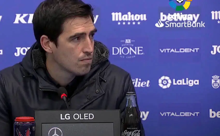 Iraola: «No puedo hablar del árbitro porque me sancionan»