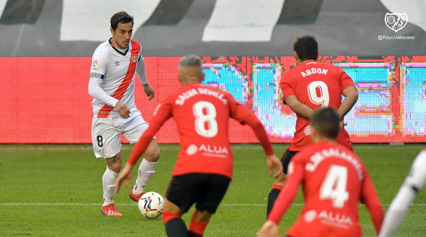 El Rayo Vallecano coge el ritmo de los líderes (pese a la derrota contra el Mallorca)