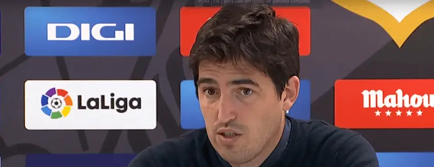 Iraola: «No hay cuentas que hacer, si queremos depender de nosotros debemos ganar los dos partidos»