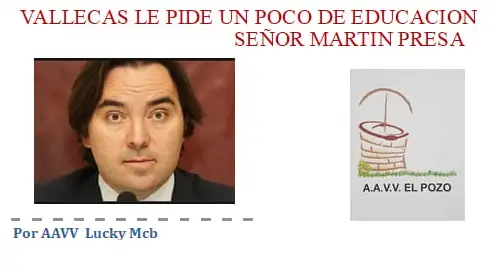 La Asociación de Vecinos del Pozo contesta con contundencia a Martín Presa