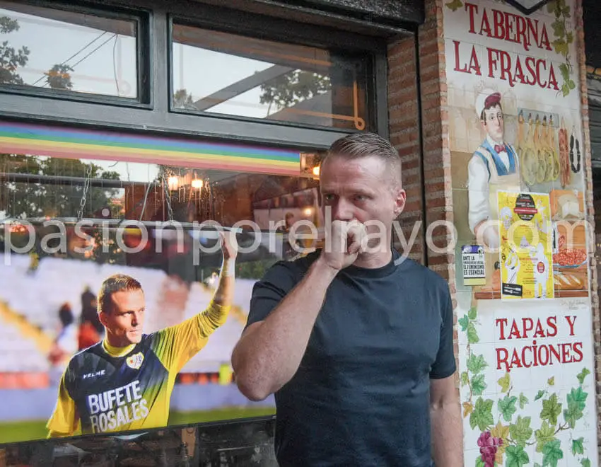 Alberto se despidió de Vallecas… y viceversa