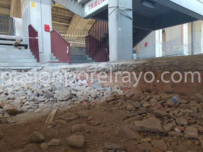 ESTADIO DE VALLECAS: Estado actual de las obras en la zona de la Albufera 15 rayo vallecano estado obras 4