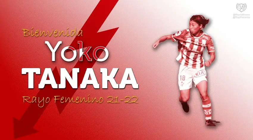 El Rayo Femenino hace oficial el fichaje de Yoko Tanaka