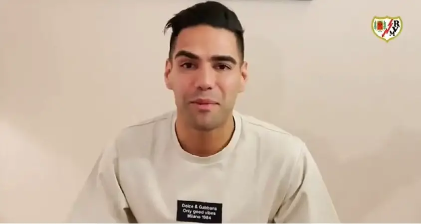 Falcao: «No veo la hora de vernos en Vallecas»