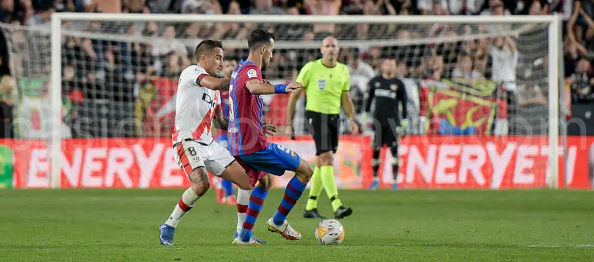Trejo fue clave en el éxito de Falcao y del Rayo Vallecano ante el Barcelona