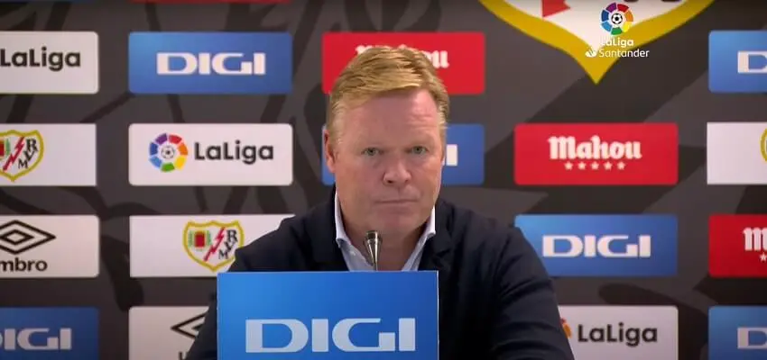 Koeman: «Nos costó entrar en el partido pero fuimos superiores y el resultado no es justo»