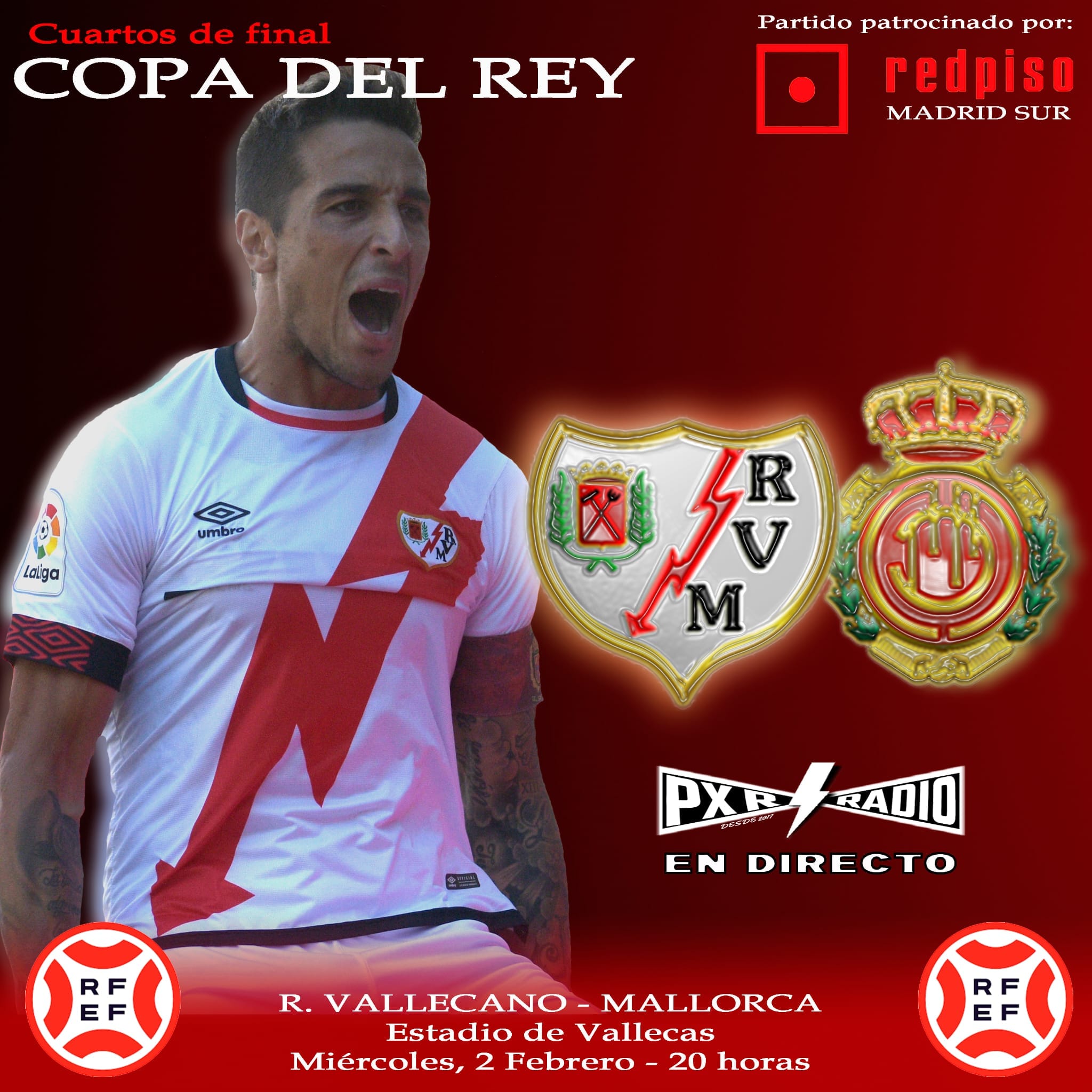 El Rayo Vallecano – Mallorca, en directo en Pasión por el Rayo Radio