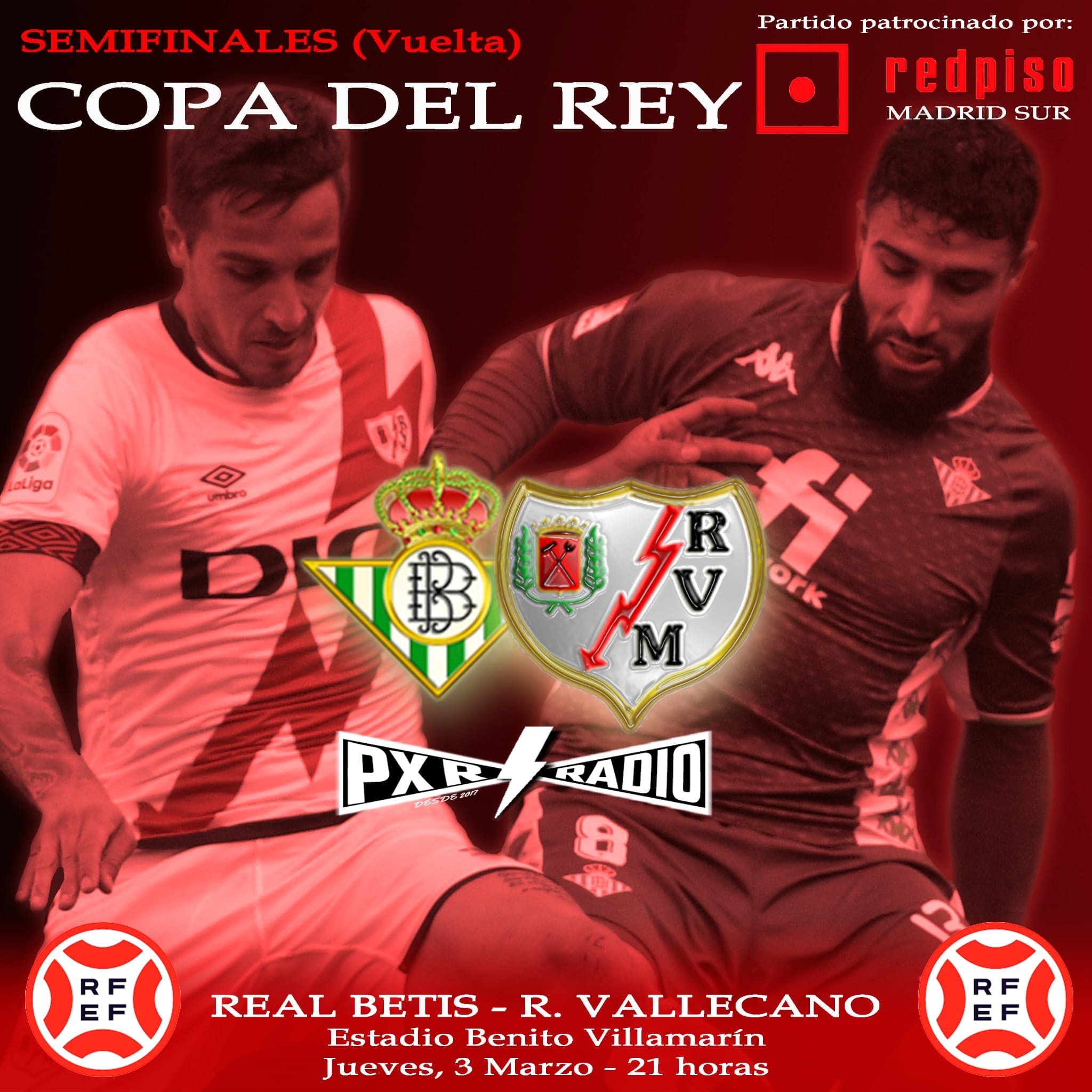 Betis – Rayo Vallecano, en directo en Pasión por el Rayo Radio