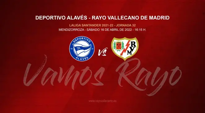 Alavés – Rayo en zona visitante por 35 euros