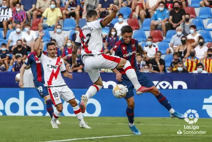 El Levante llegará en cuadro a su partido contra el Rayo por un brote de covid-19