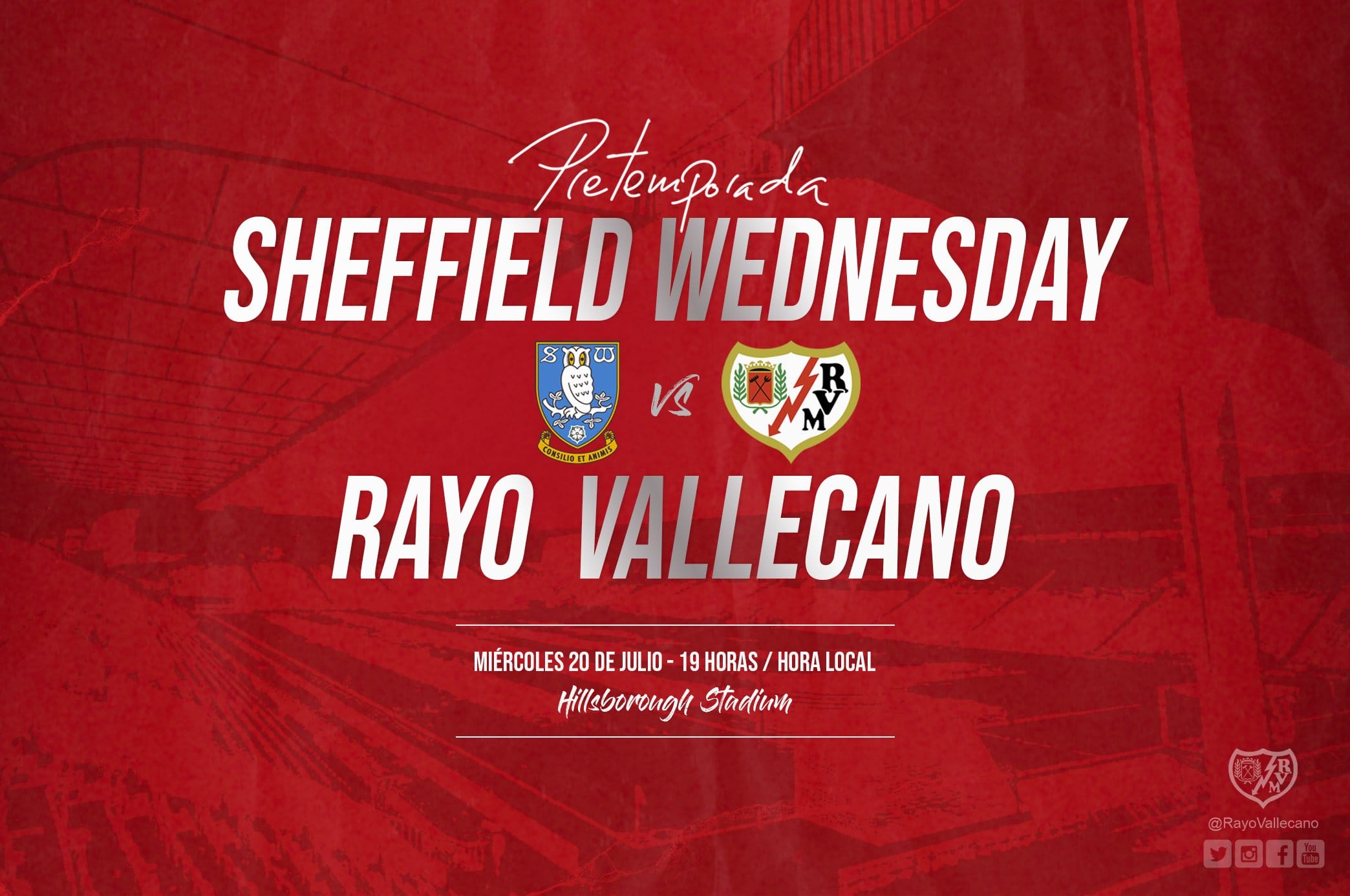 Pretemporada 22/23: El Rayo Vallecano jugará contra Friburgo y Sheffield Wednesday pero no contra la Salernitana