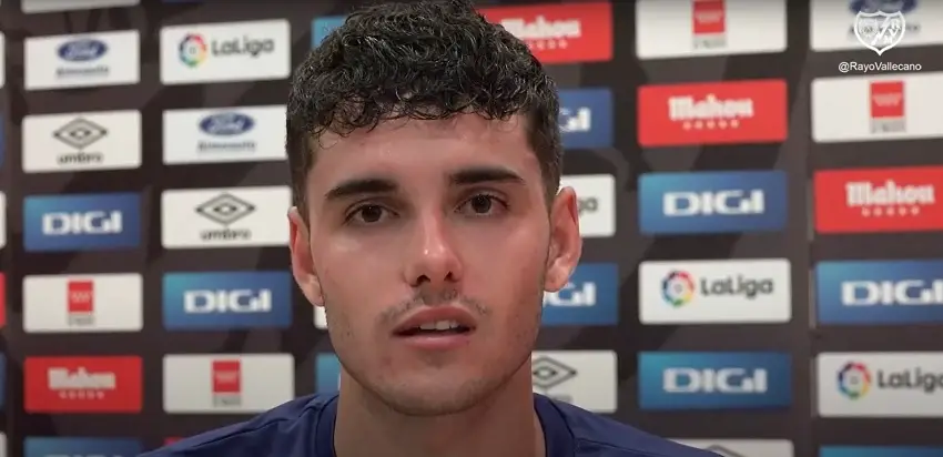 Camello: «El Rayo es el equipo idóneo para crecer e intentaré demostrarlo lo antes posible»