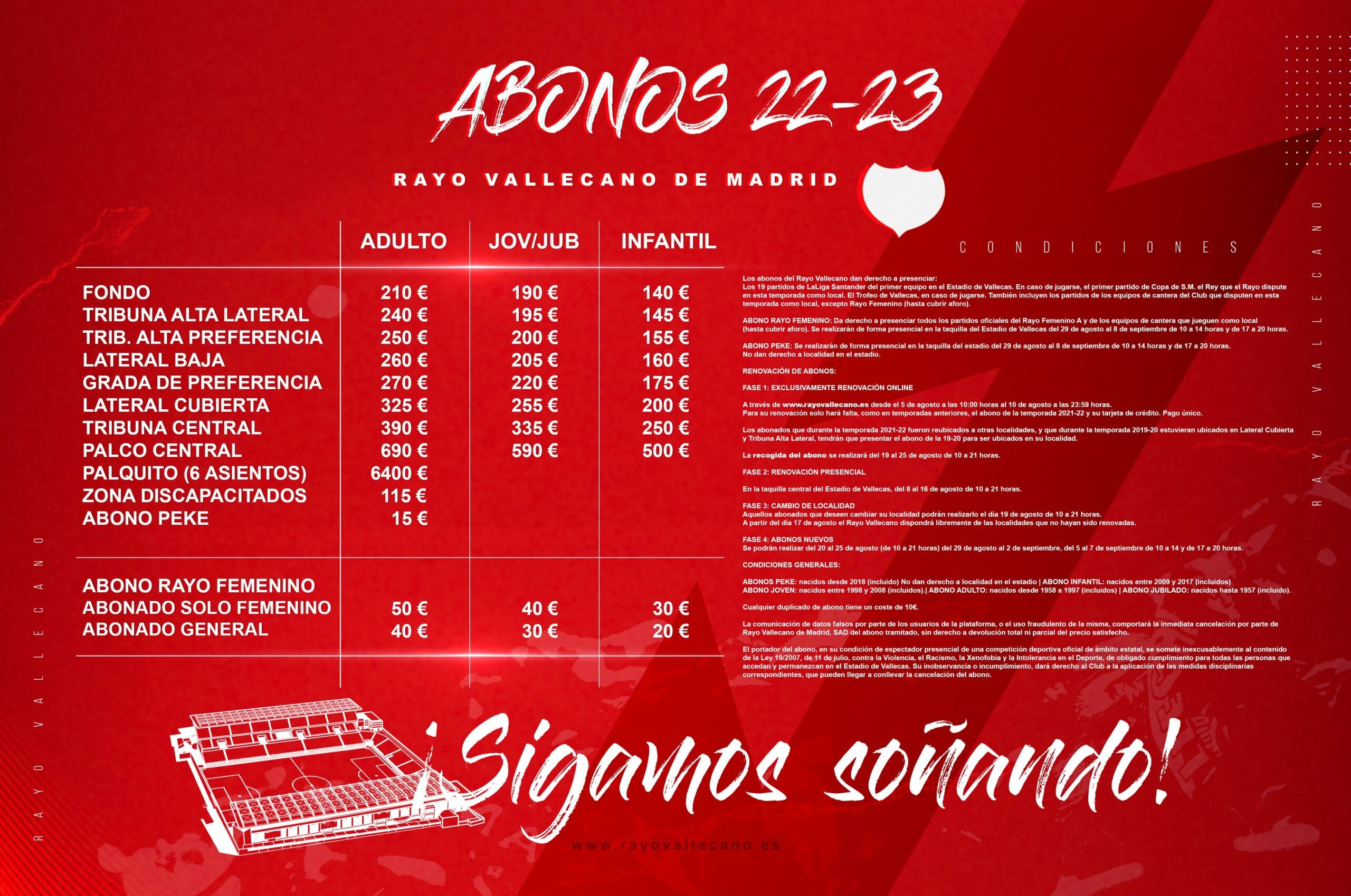 El Rayo Vallecano hace oficial el precio de los abonos para la temporada 2022-23 6 rayo vallecano abonos scaled